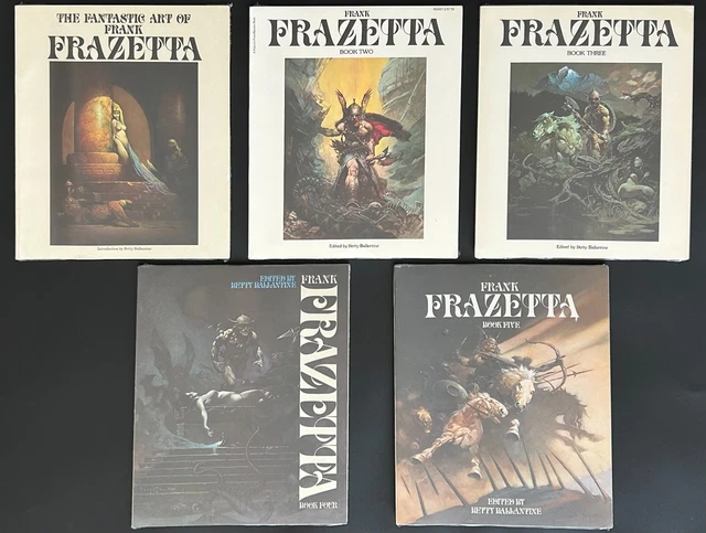 FANTASTIC ART OF FRANK FRAZETTA 1 2 3 4 5 SEALED 💎 10% OFF w VAMPIRELLA 1 CGC