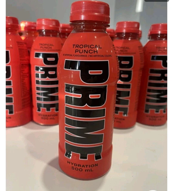 PRIME HYDRATION ENERGY Drink by Logan Paul & KSI Tropical Punch 500ml