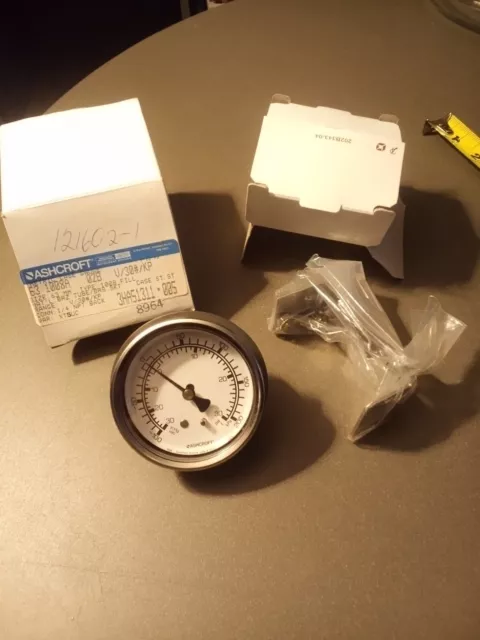 BRAND NEW ASHCROFT Metric Case Gauge 202B343-04