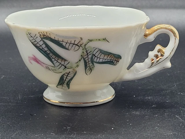 Made in Japan Ucagco China Floral Vine Tea Cup Marked