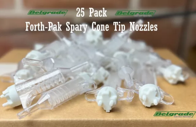 25 Pack of Low GWP FROTH-PAK™ Cone Tip Nozzles, Model # 12030877