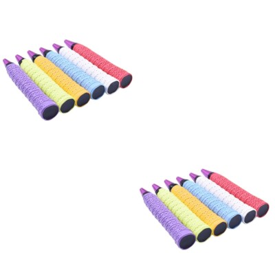 12 pcs Tennis Grip Tape Tennis Supplies Tennis Tape Grip Badminton Grip