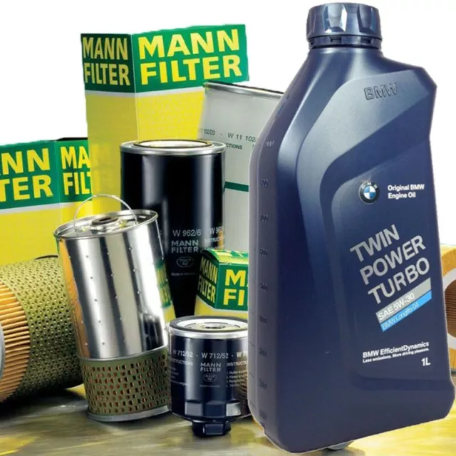 Kit tagliando serie 3 (F30, F35, F80) 318 d kw 105- 3 Filtri Mann e 6 Lt. olio 5