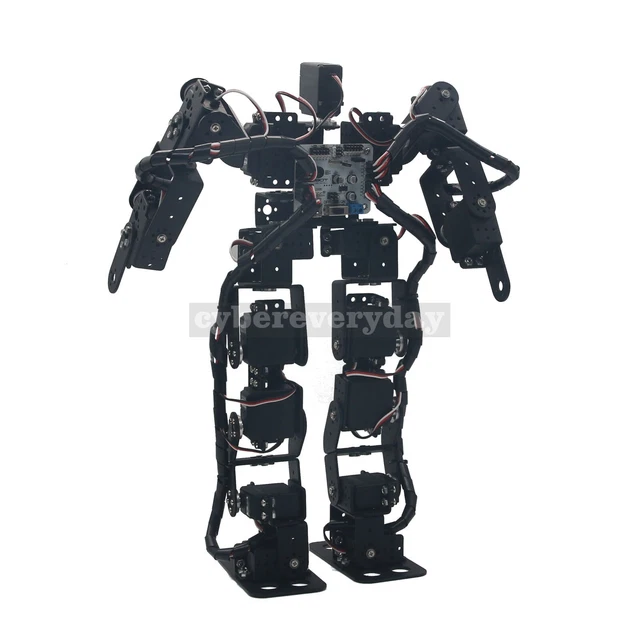 17DOF Biped Robotic Educational Robot Humanoid Kit Servo Bracket Ball Bearing