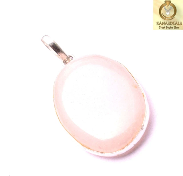 Rose Quartz Plated Pendant Wonderful Jewellery 8 GM Value-Priced @1.99-68614