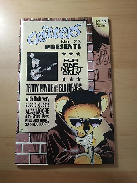Critters #23 (Fantagraphics 1988) Alan Moore- Stan Sakai W/Vinyl Vf-/Vf