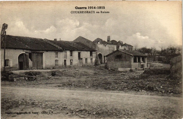CPA MILITAIRE Courbesseaux en Ruines (316772)
