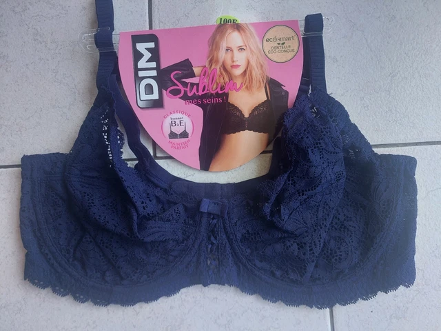 Soutien Gorge Dim Neuf Modele Sublim Ecosmart Taille 100E Couleur Bleu Infini