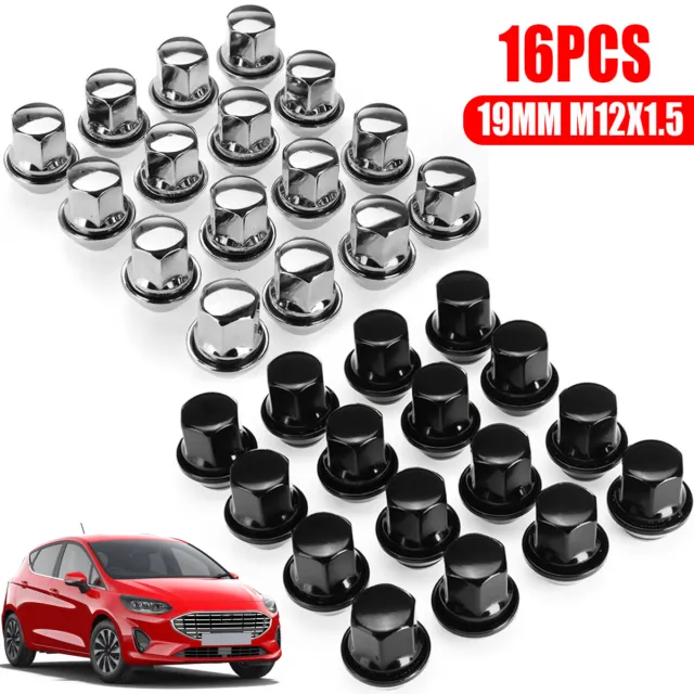 16x écrou de Roue Alliage Acier cap Pour Ford Fiesta MK4 MK5 MK6 MK7 MK8 C-Max