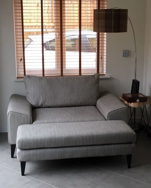 DFS FRENCH CONNECTION Quartz Right hand facing fabric chaise sofa