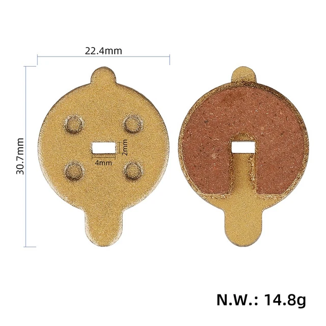 Noé Et Theo 5 Plaquettes De Frein à Disque Compatible Hayes De Split Cotter Goupilles