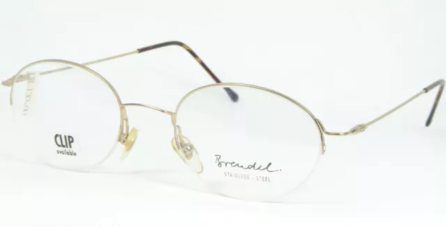 Vintage Brendel 4616 2 Pallido Oro Occhiali da Sole Telaio 48-19-135mm Germania