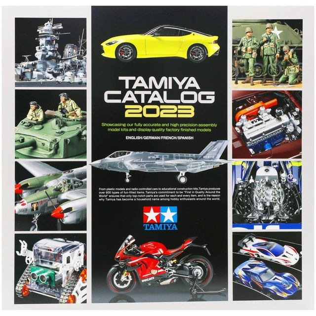 TAMIYA MODEL KIT Catalogue 2023 Edition 64443 in English French German