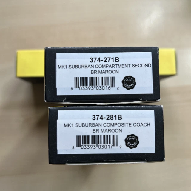 GRAHAM FARISH N Gauge 374271B/281B Mk1 Suburban Comp BR