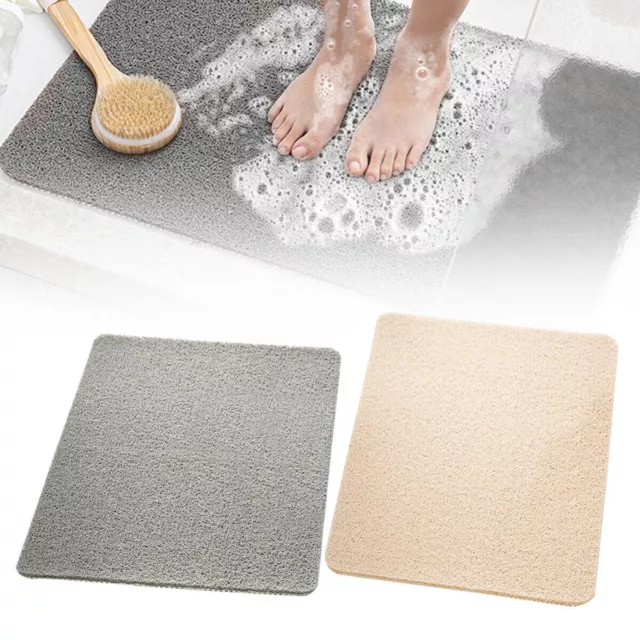 Hydro Wonder Super Comfy Shower Mat Non Slip Never Stains or Blocks Drain Grey