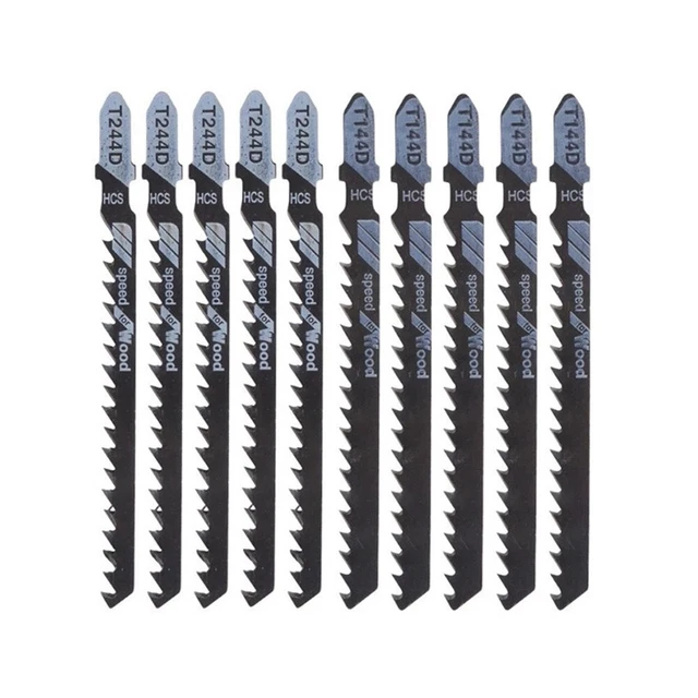 10Pcs Hcs Lame per Seghetto T144D + T244D for Alta Velocità Legno Tavola