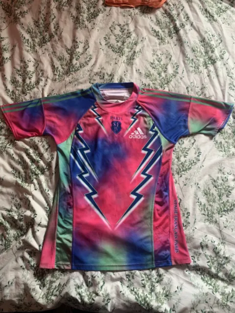 Adidas Stade Francais Rugby Jersey Size Large