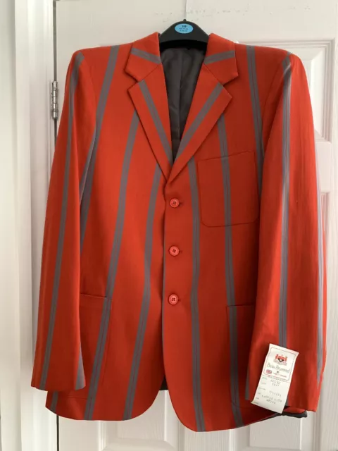 Beau Brummel Vintage Orange Stripe School Blazer.