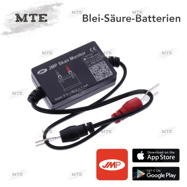 Bluetooth Batterie Monitor II mit Alarm und Langzeitdiagramm Für Android und IOS