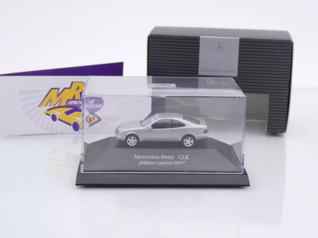 Herpa B66005644 # MB CLK silber  " Edition Geneve 1997 " 1:87 ab 4,99 €