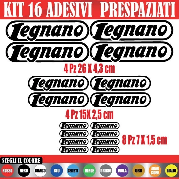 Autocollants Cadre Vélo Legnano Competizione Vintage - Neuf