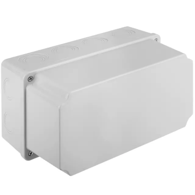 Caja de superficie rectangular IP44 libre de halógenos LSZH 120x225x140mm