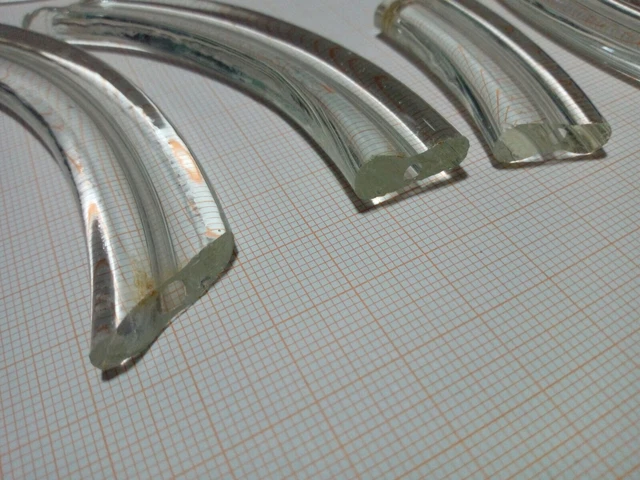 Vetro Murano Piastre Ricambio Per Lampadari Specchi 50 pezzi vari con foro