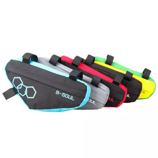 Portátil Bicicleta Delantero Triángulo Tubo Bolsa Libre Viaje Ciclismo Accesorio 3