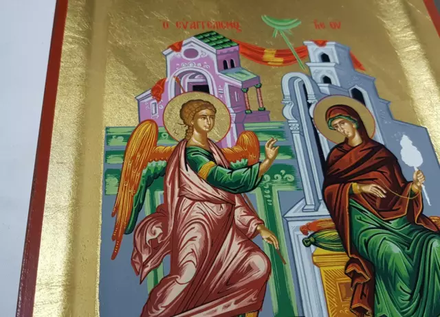 Ikone Verkündigung an Maria Engel Gabriel  Icone Icon Annunciation Annonciation 2