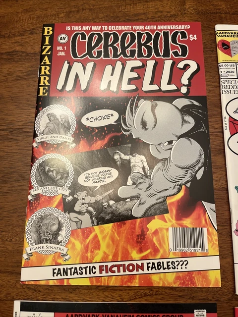 Cerebus Lot In Hell, Spidervark, Woman thing, Aversions SIGNED 2