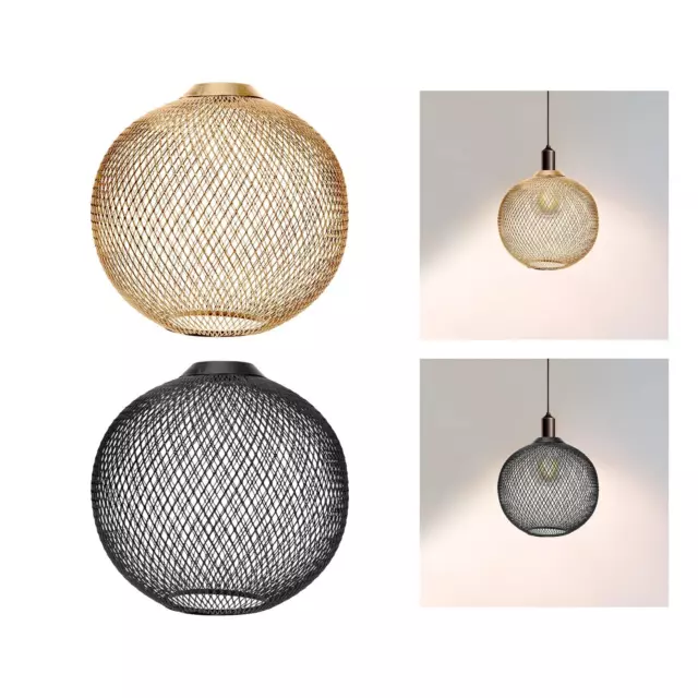 Retro Hollow Out Lamp Shade Pendant Ceiling Light Shade Cover Style Chandelier