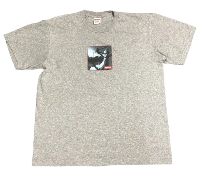 Supreme Skateboard Shadow Heather Gray T-shirt Size Medium