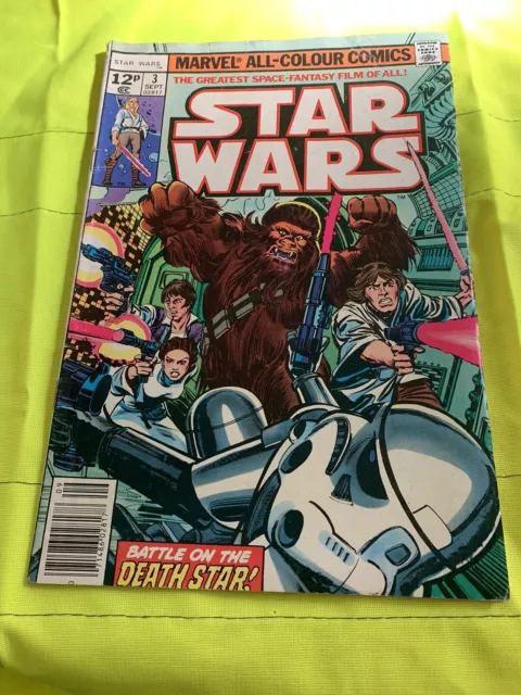 Star Wars 3 Marvel Comic First Cover Appearance Of Han Solo