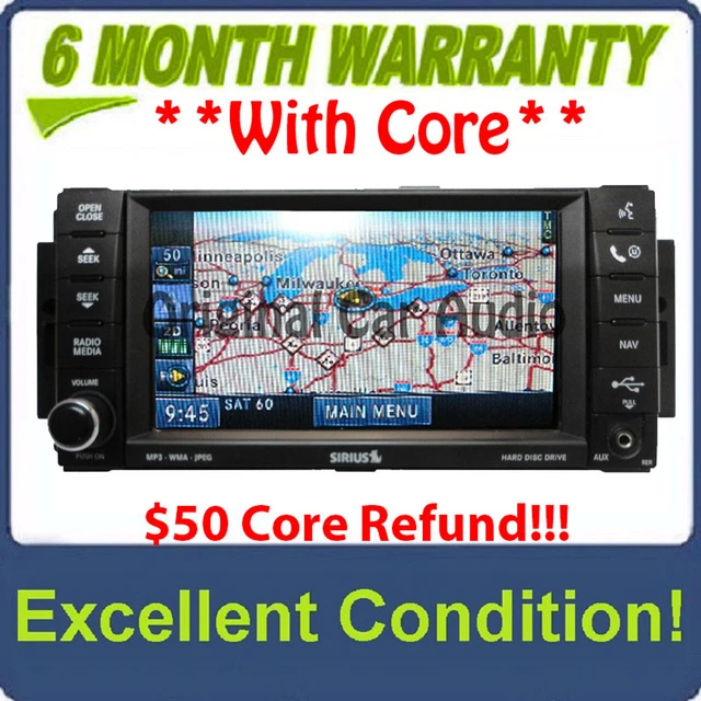CHRYSLER DODGE JEEP MyGig GPS Navigation Sirius Radio CD DVD MP3 Player