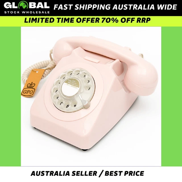 746 Rotary Telephone - Carnation Pink
