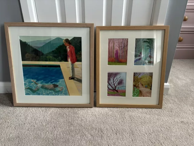 David Hockney Salts Mill Framed Prints Portrait Of An Artist Arrival Of Spring