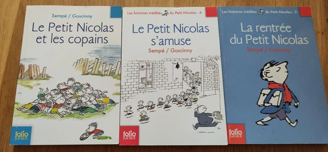 LOT 3 LIVRES série Le petit nicolas sempé/goscinny EUR 6,00 - PicClick FR