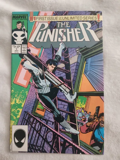 The Punisher #1 Marvel Comics ( 1987 ) 1st Ongoing Solo Punisher Series High Gra