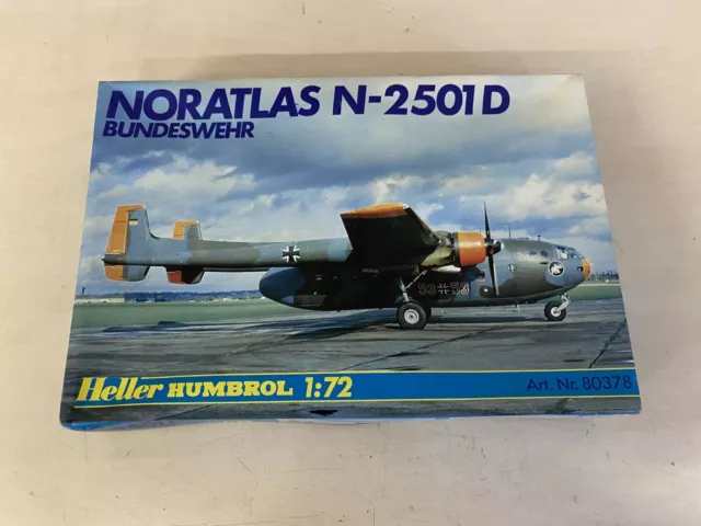 Heller 80378 1:72 Noratlas N-2501D "Bundeswehr" ungebaut u. komplett