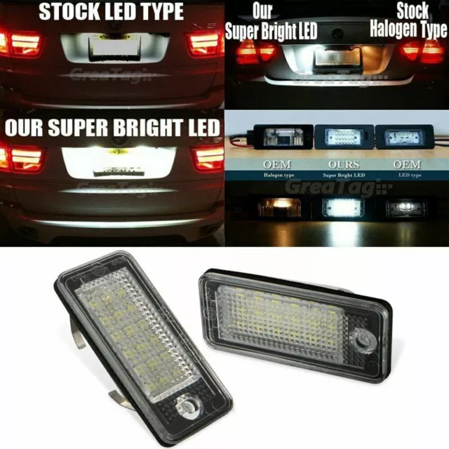 LED Kennzeichenbeleuchtung Leuchte Audi A3 8P A4 B6 B7 A5 A6 4F Q7