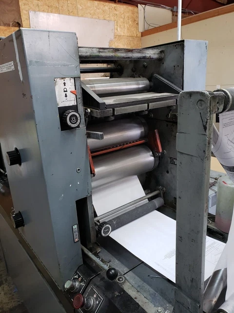 Didde Mini-Com  4 Color Web Offset Printing Press.  (NO DAMPENING SYSTEM) 3
