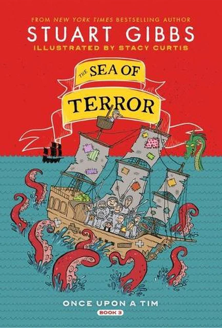 The Sea of Terror by Stuart Gibbs (English) Hardcover Book