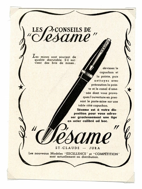 Ancien Porte-Mines De Marque Sesame N°45 - Occasion - Pièce Vintage Pour Collectionneurs