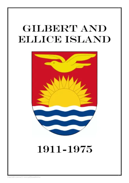Gilbert and Ellice Islands 1911-1975  PDF STAMP ALBUM PAGES