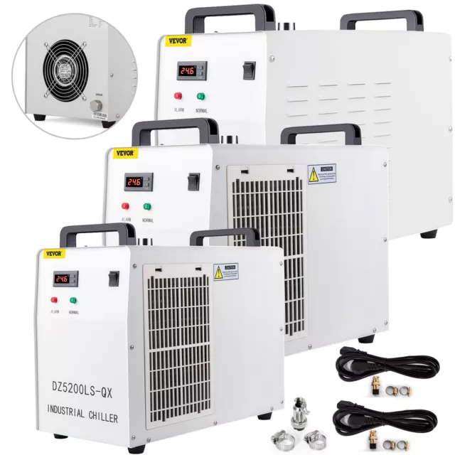 VEVOR Industrial Water Chiller CW-5000 CW-3000 CW-5200 Engraving Welding Machine