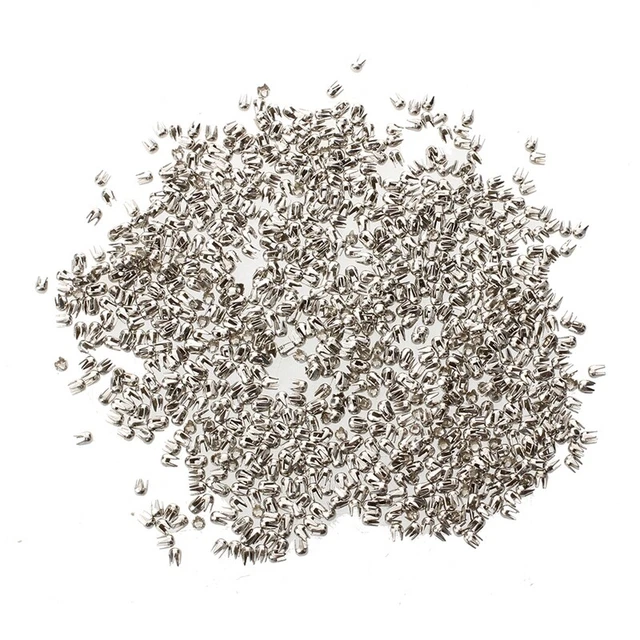 1000 remaches redondos plata cobre tachuelas puntos hágalo usted mismo rock punk 2,5 mm W7X7X7