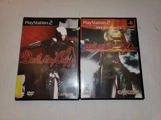 2 PlayStation 2 PS2 Games Devil May Cry 1 And 3