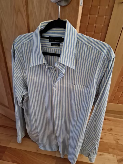 Ralph Lauren Light Blue Long Sleeve Shirt Size 17" Collar (fit 56 inch Chest)