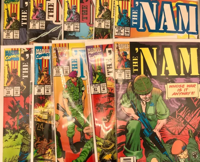 THE NAM - Marvel Comics - Rare Final Issues - Mix @ Match. High Grade Copies NM