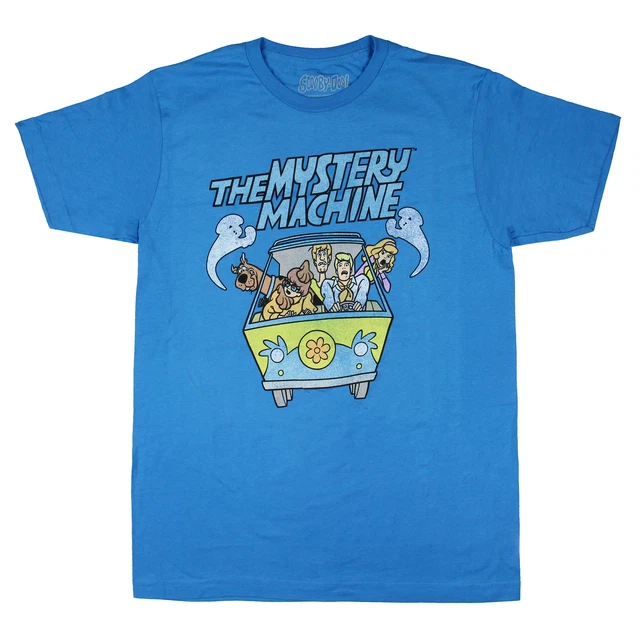 SCOOBY-DOO MEN'S DISTRESSED Mystery Machine Graphic Print T-Shirt $19. 